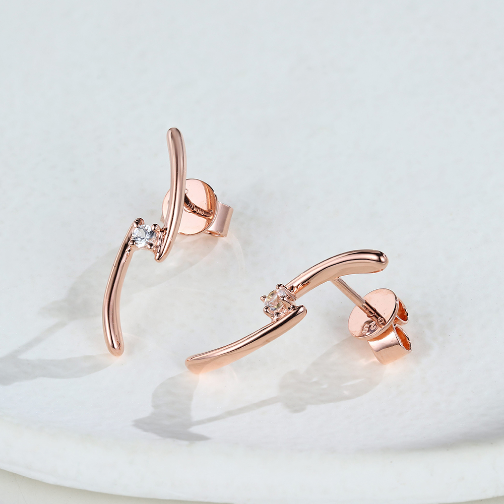 The Day We Met White Sapphire Earrings