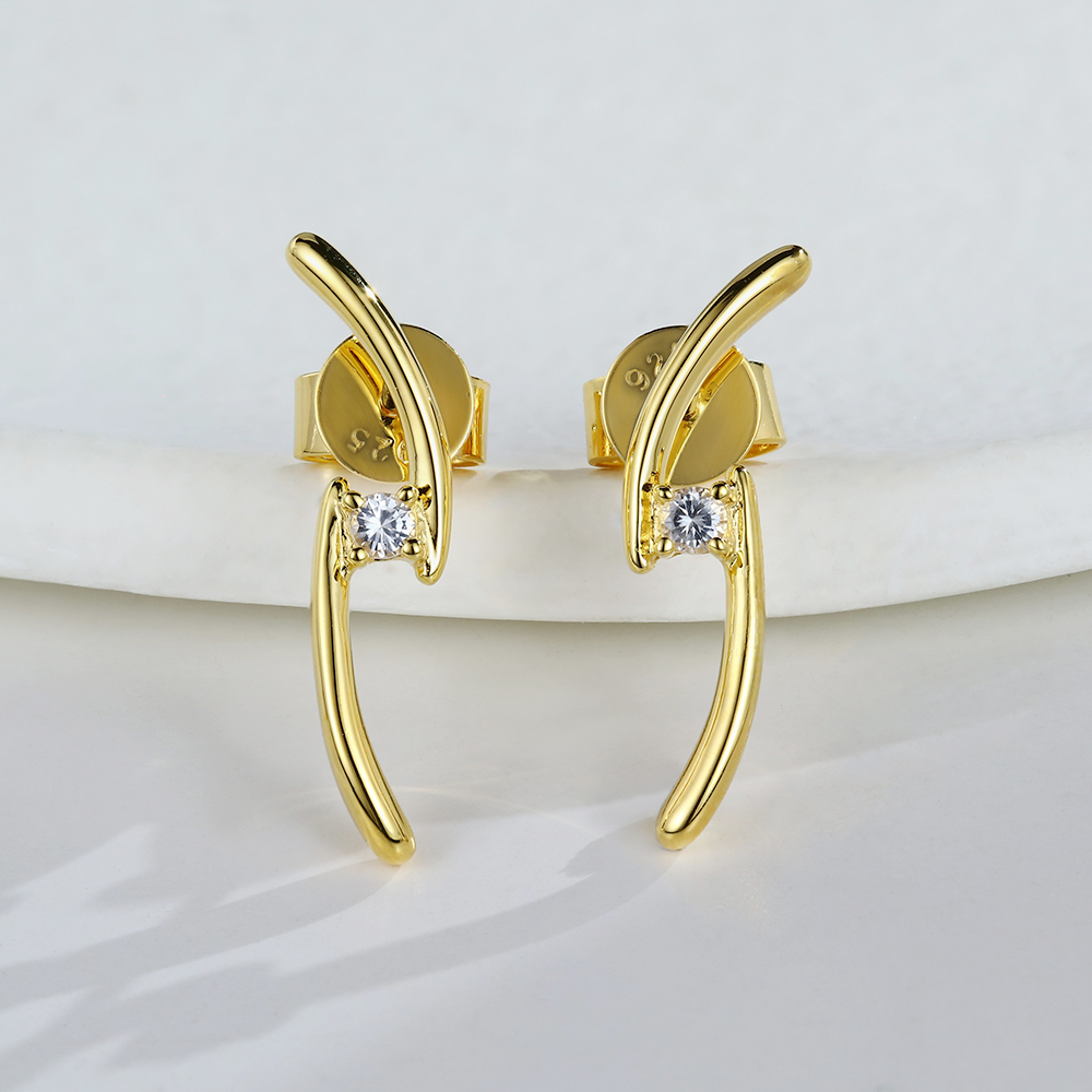 The Day We Met White Sapphire Earrings