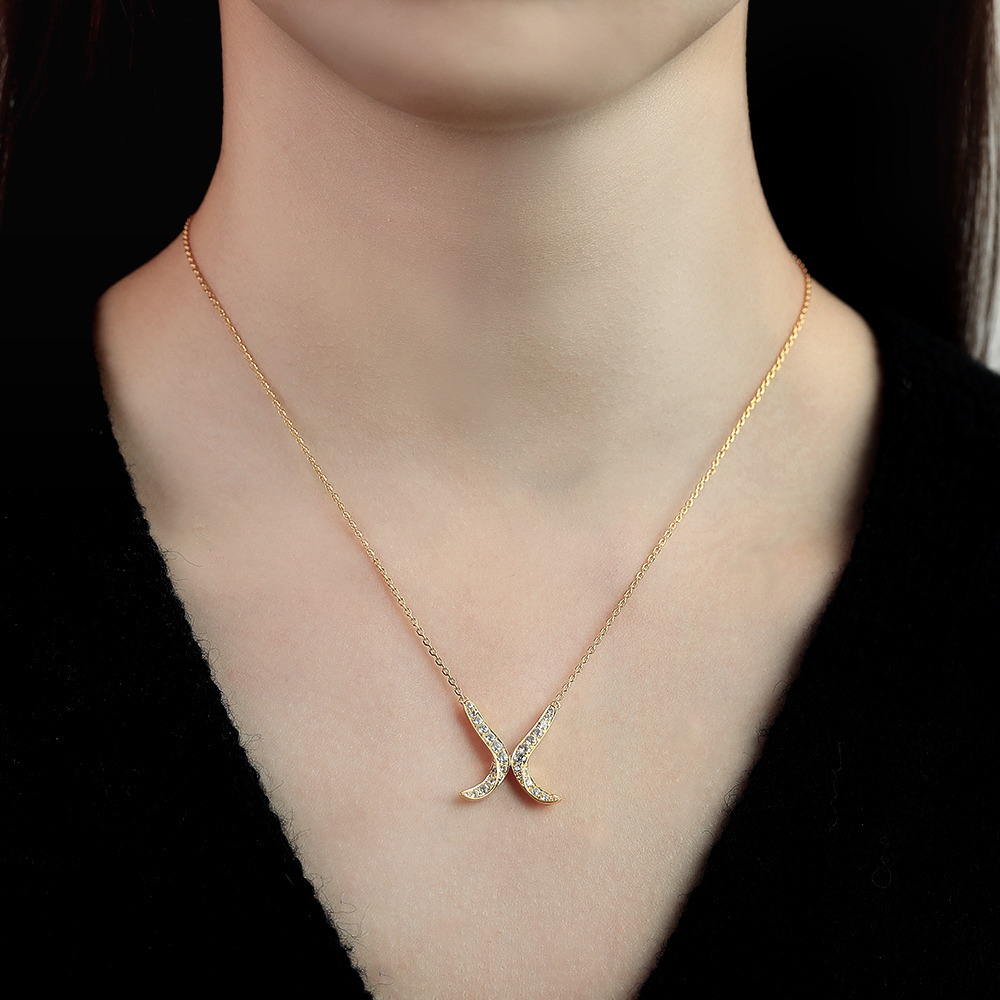 ホワイトサファイア☆ネックレス【MEJURI】Sapphire Necklace Mejuri white sapphire necklace