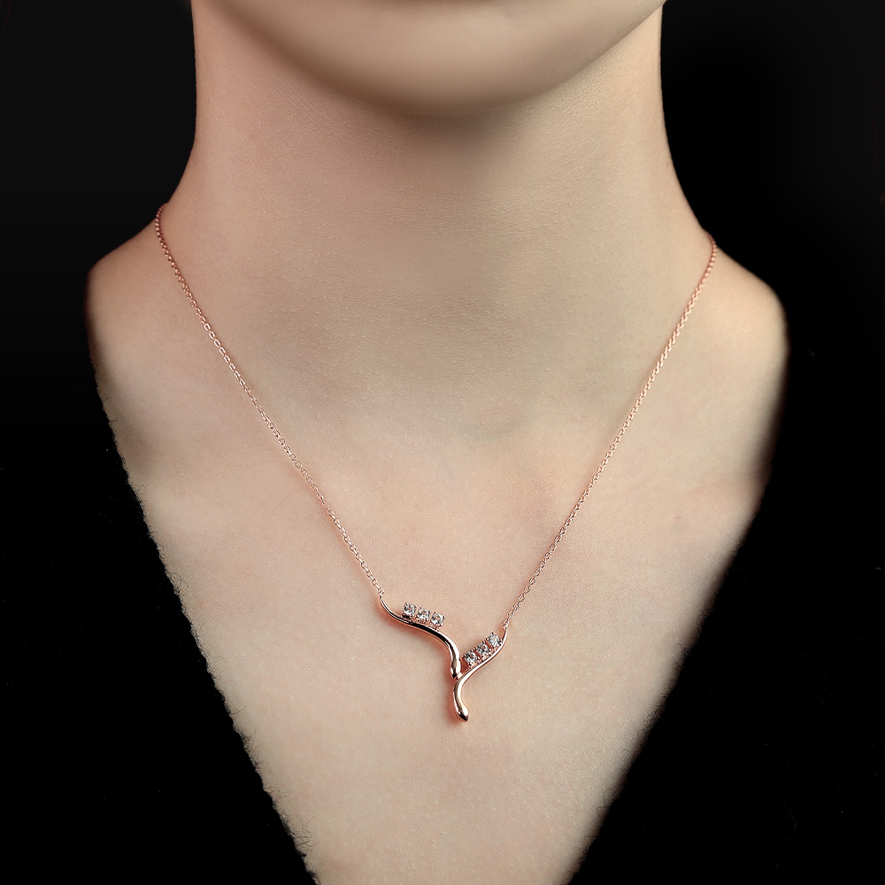 Rose Gold Irregular Necklace