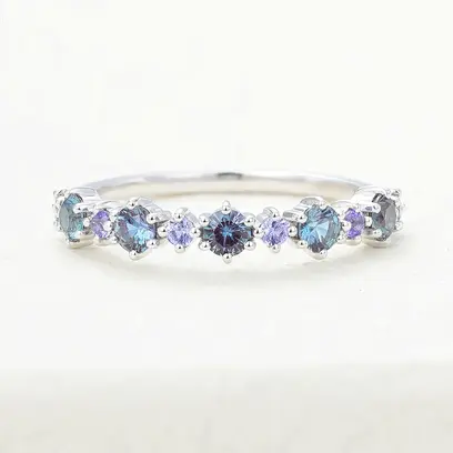 alexandrite tanzanite ring