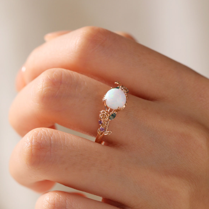 best metal for opal rings