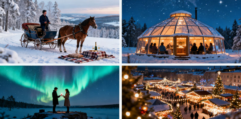 christmas marriage proposal scenes