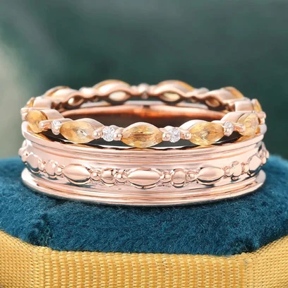 citrine birthstone ring