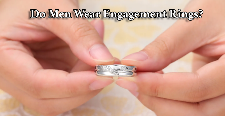 does a man wear an engagement ring