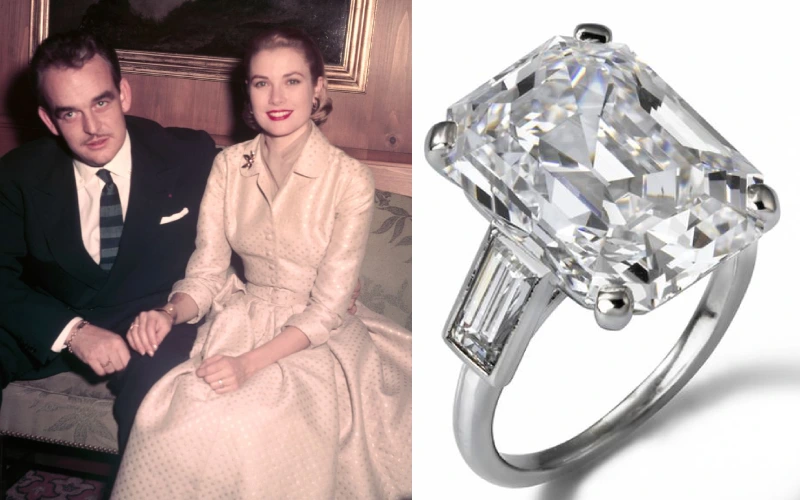 grace kelly engagement ring