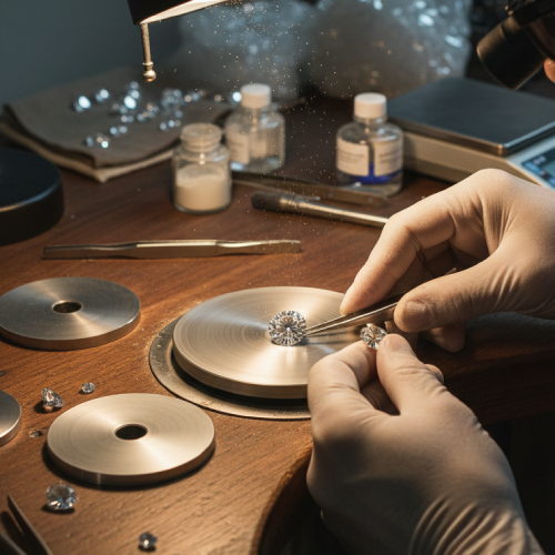 how is moissanite made