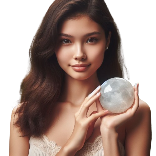 The woman with the moonstone.
