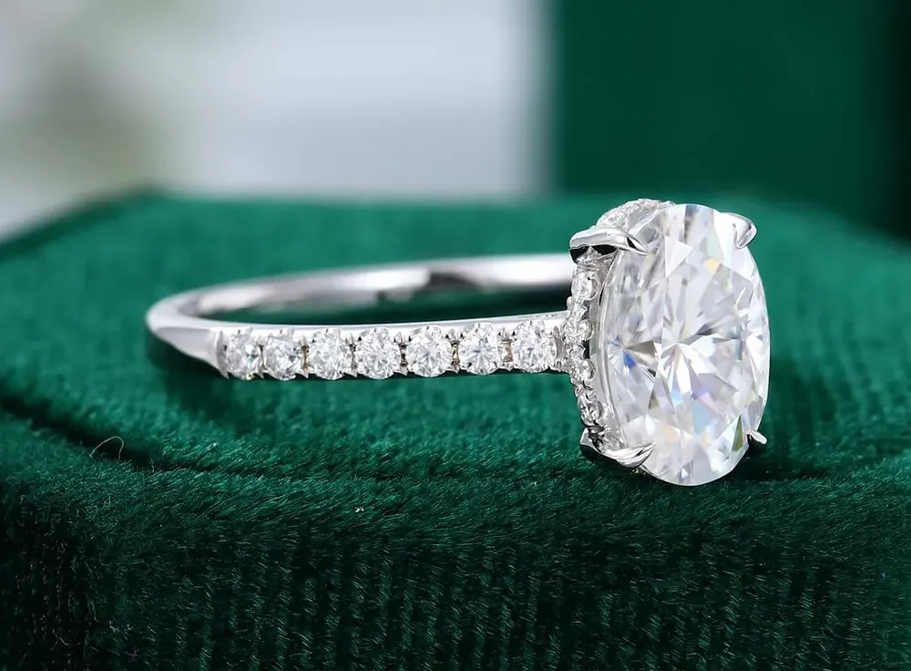 hidden halo engagement ring