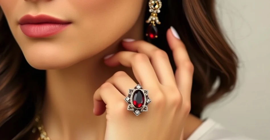 January birthstone garnet