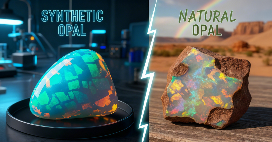 lab created opal vs natural