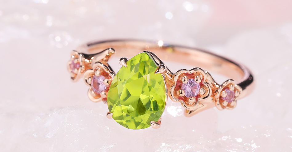 leo birthstone peridot ruby