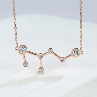 leo zodiac sign necklace