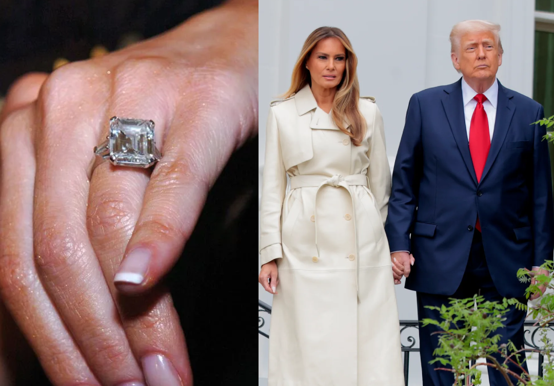 melania trump's engagement ring