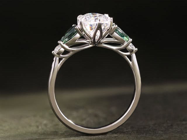 moissanite sparkle