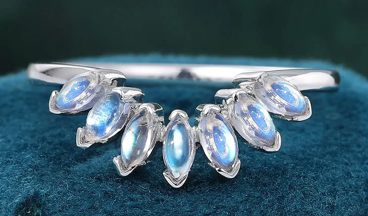 moonstone 925 silver ring