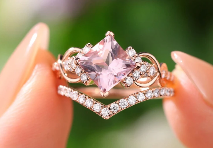morganite engagement ring