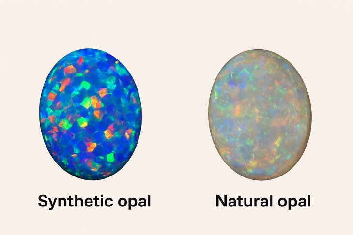 natural opal vs synthetic