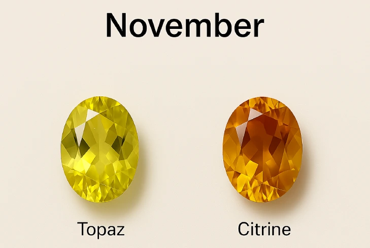 november birthstone topaz citrine
