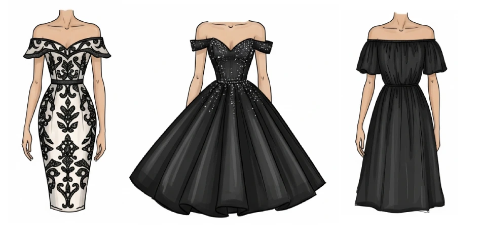 off shoulder dresses