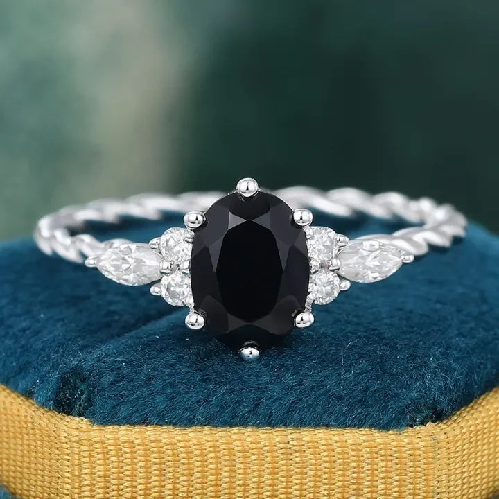 The Meaning Symbolism of Black Onyx Engagement Rings