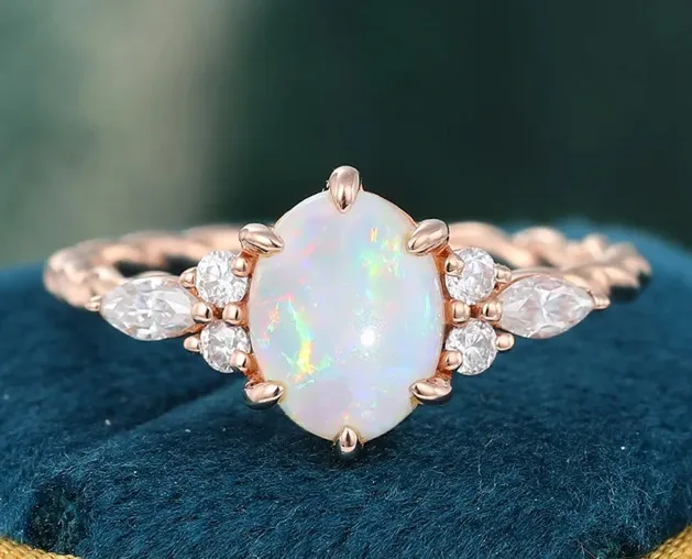 opal engagement ring