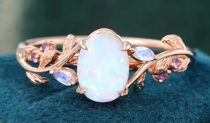 opal engagement ring