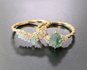 opal engagement rings women