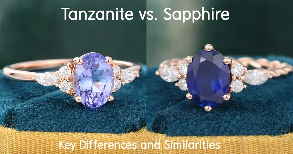 tanzanite vs blue sapphire
