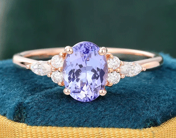 tanzanite engagement rings