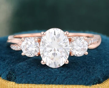 three stone engagement ring meaning