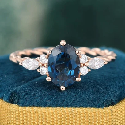 topaz and diamond ring