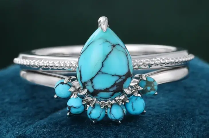turquoise engagement ring