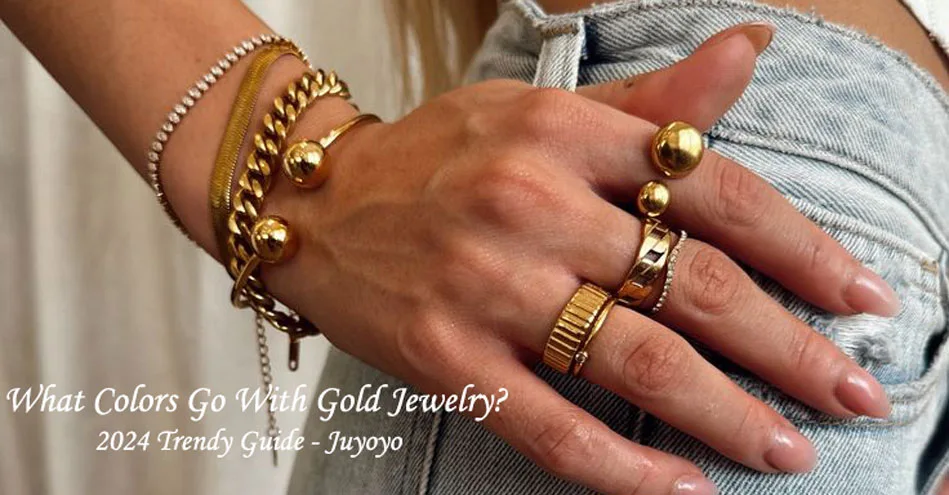 what colors go with gold