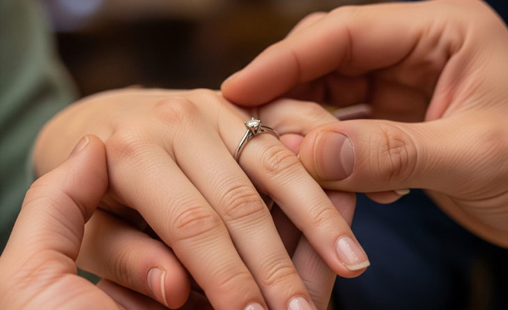 which hand does a promise ring go on