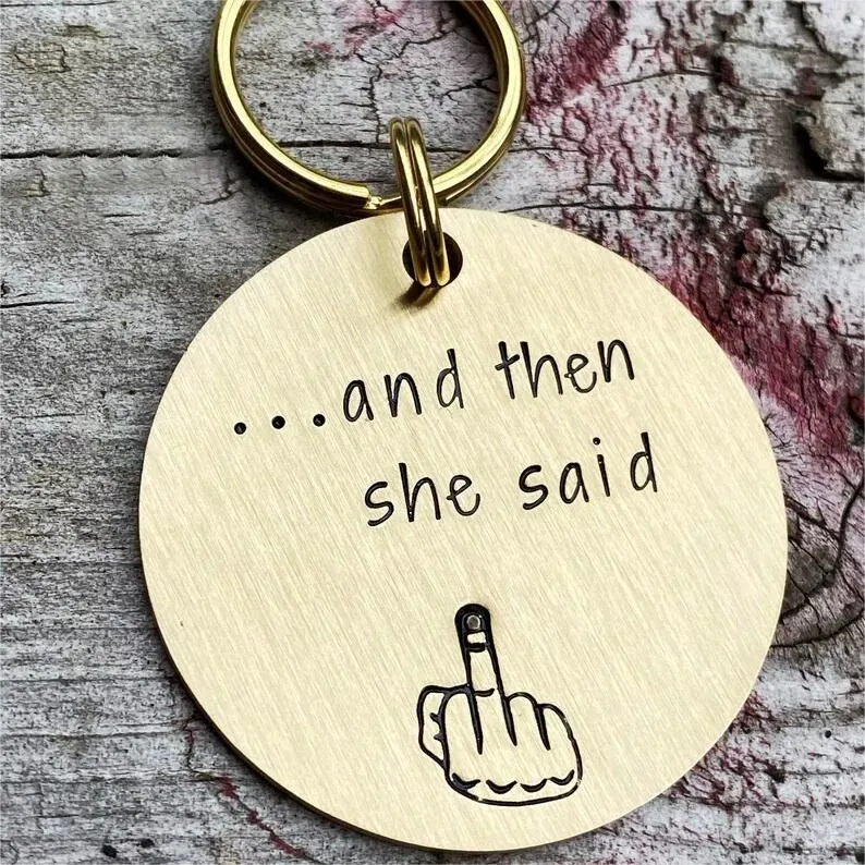 ✨Funny Engraved Keychain