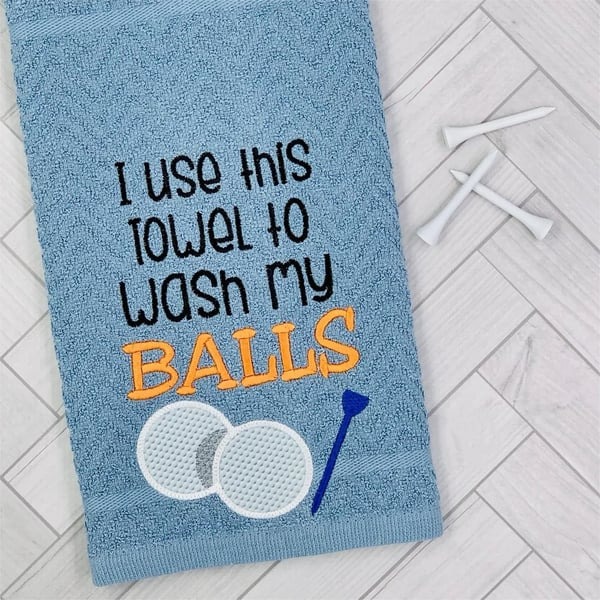 I Wash My Balls With This Towel⛳| Funny Gift