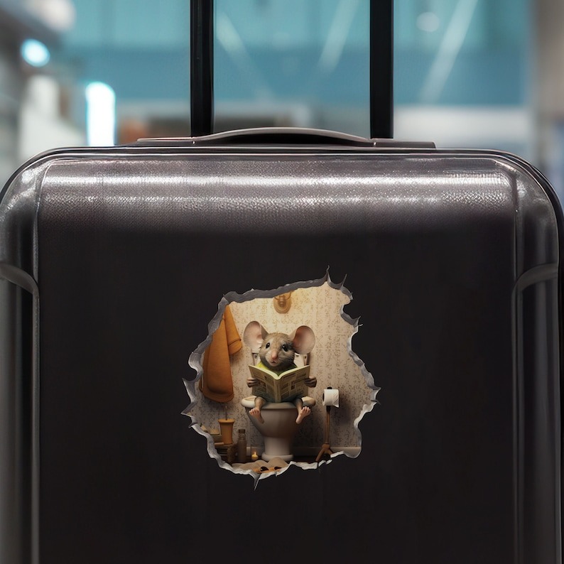 👻Mouse Hole 3D Wall Sticker