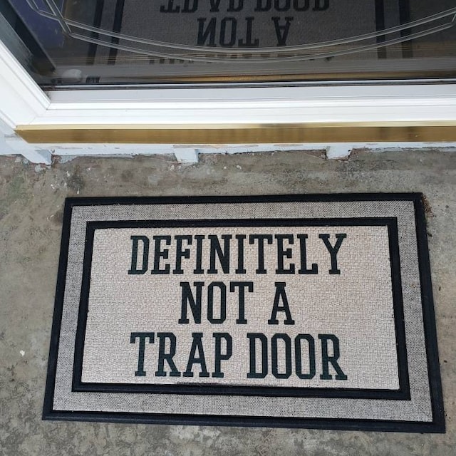 Funny door mat