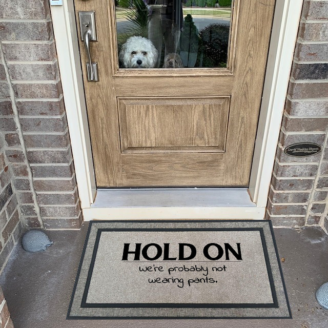 Funny door mat