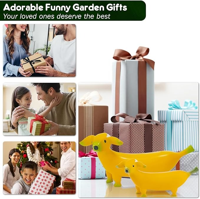 (✨2023 Hot Sale)🍌Cute Banana Dog Garden Statues
