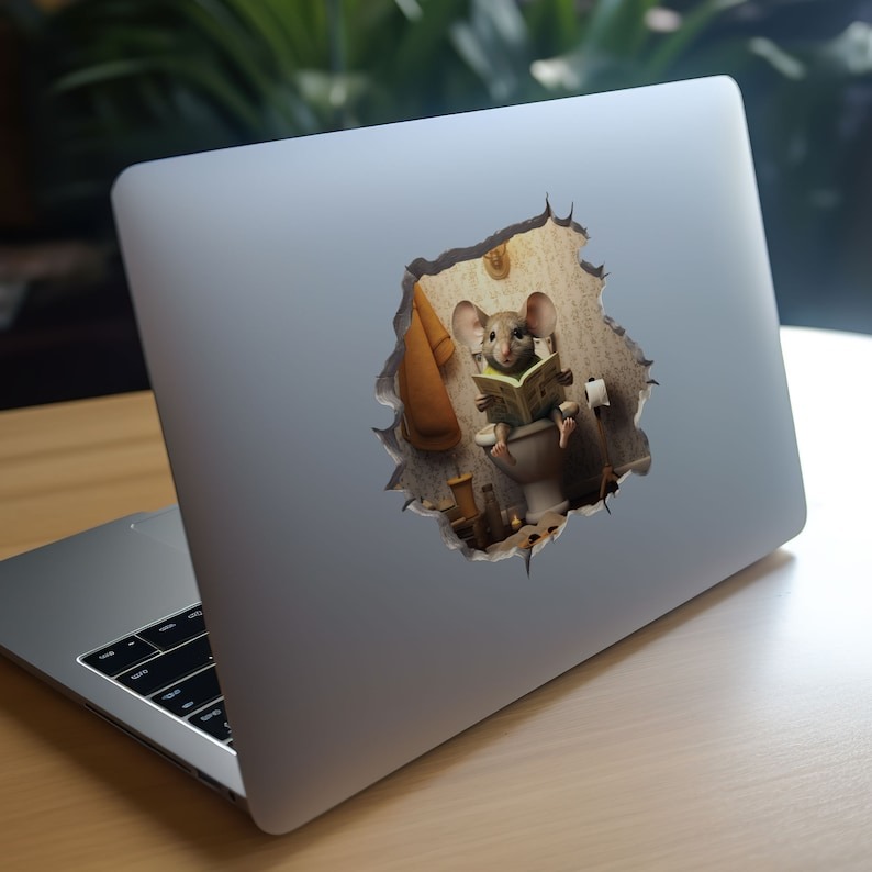👻Mouse Hole 3D Wall Sticker