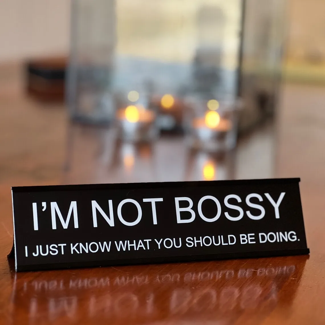 Funny Desk Plate Office Decor