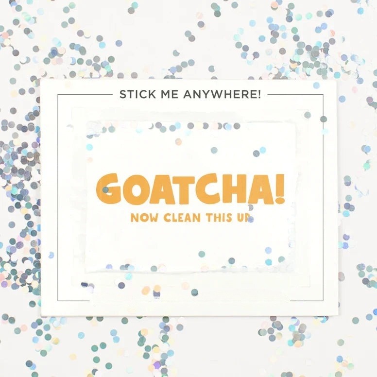 Intermittent Goat Glitter Trap