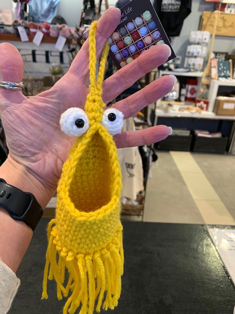 👽Crochet Alien Plant Hanger