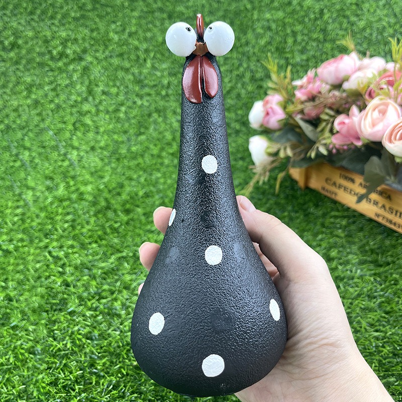 Silly Chicken Garden Ornament