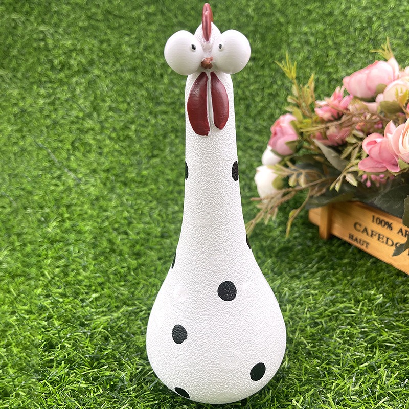 Silly Chicken Garden Ornament