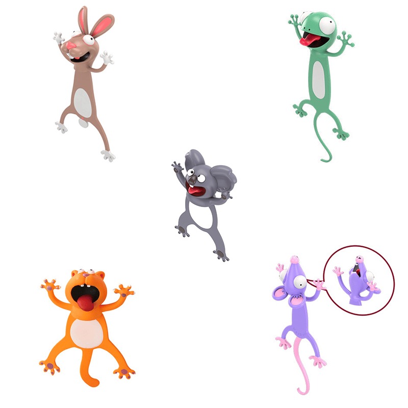 🔥3D WACKY BOOKMARK - MORE FUN READING