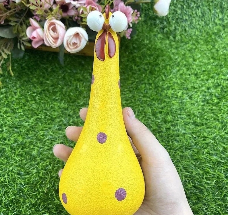 🔥🐓Silly Chicken Garden Statue🐓