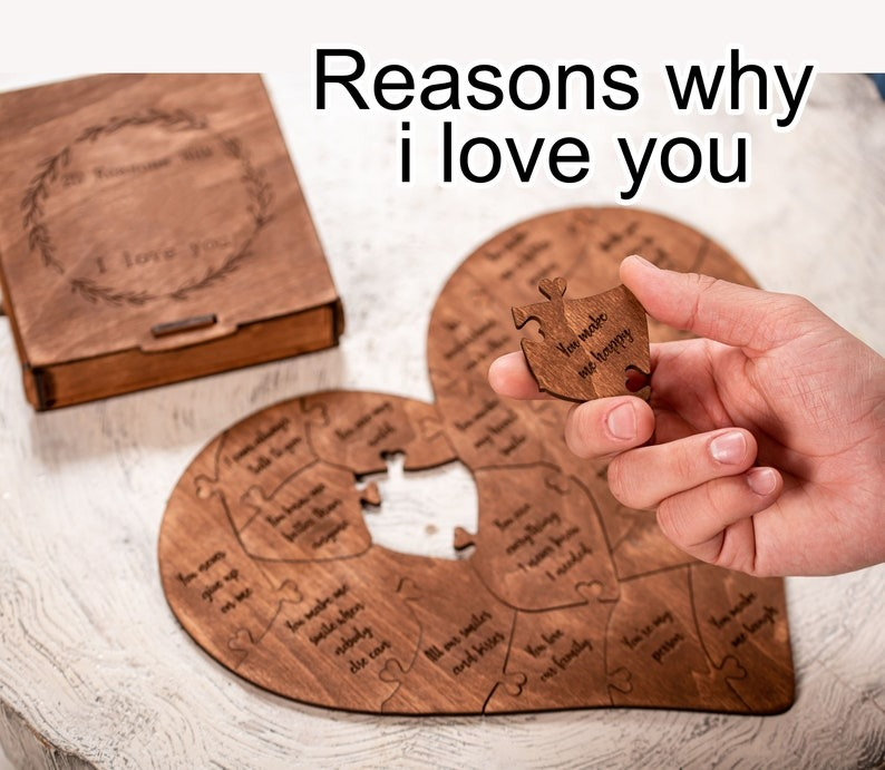 💖Twenty Reasons to Love Her - Personalized Love Puzzle💖